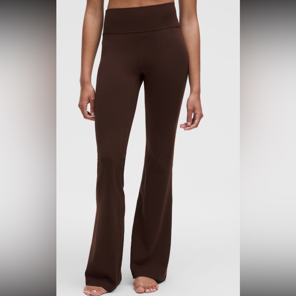 Lululemon Groove Nulu High-Rise Flared Pant 6 Long Chocolate Lava
